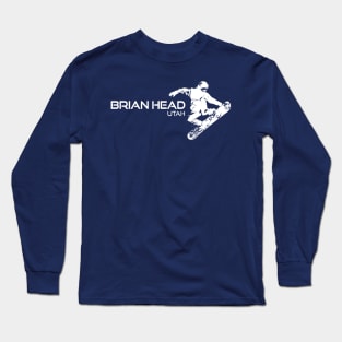 Brian Head Resort Utah Snowboarder Long Sleeve T-Shirt